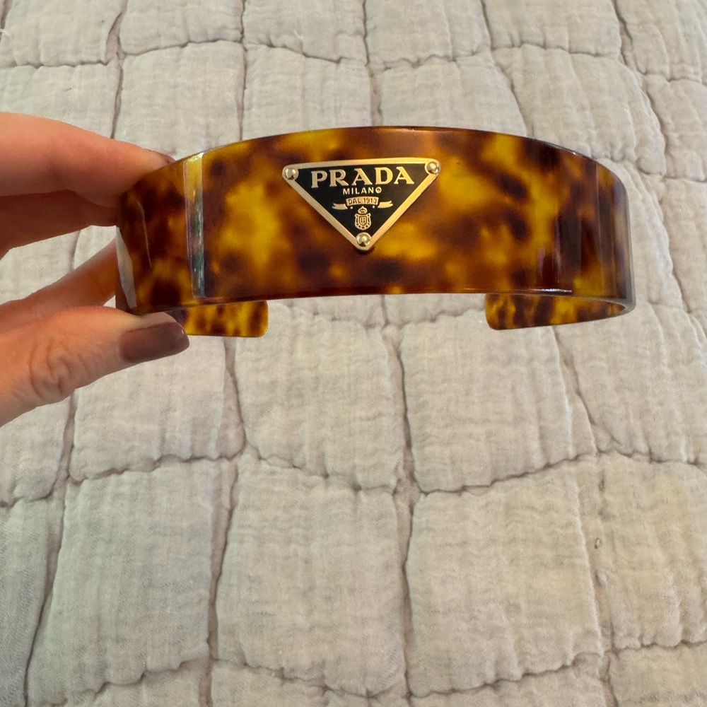 Prada Brown Tortoiseshell headband - Picture 3 of 3